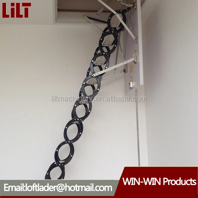 Домашнее применение, складная подвесная лестница, складная лестница, индивидуальная электрическая телескопическая лестница для дома