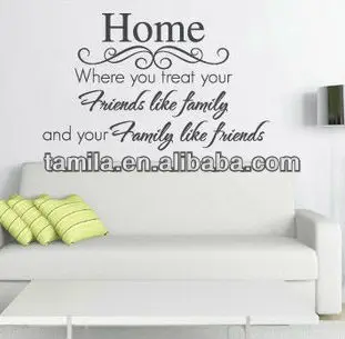 3d removable die cut custom vinyl sticker words/quotes stickers wall art stickers decal for home decor