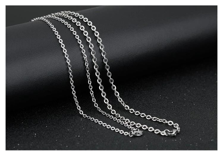 
Wholesale Gold Plated Rosary Stainless Steel Made Cross Pendant Necklaces 