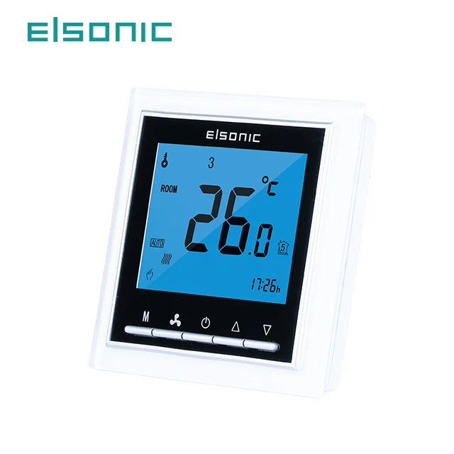 modbus  lcd programmable wifi smart chiller water digital  fan coil thermostat controller