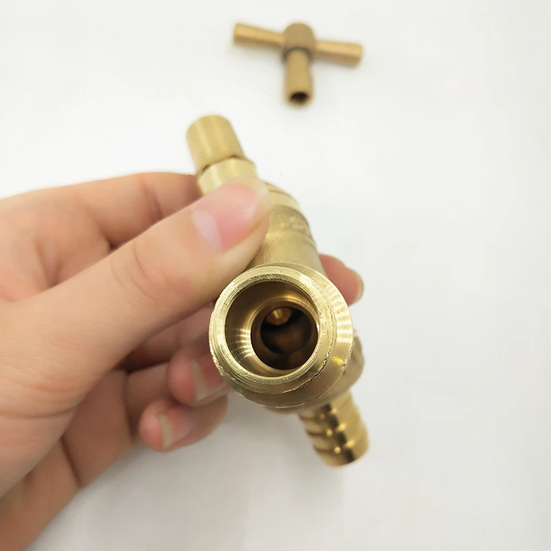 
Brass Lockshield Hose Tap Outside Garden Bib Tap 