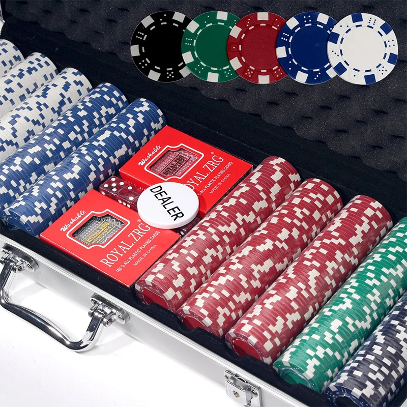 Casino Poker Set with Aluminum Case