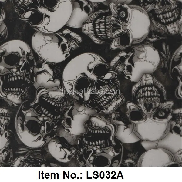 No.LF015A cool flame hydrographic film & water transfer printing film Liquid Image