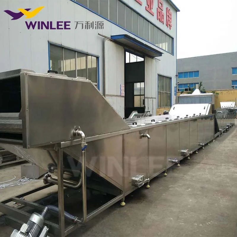 Automatic food pasteurization equipment continuous tunnel pasteurizer pickles pasteurization machine