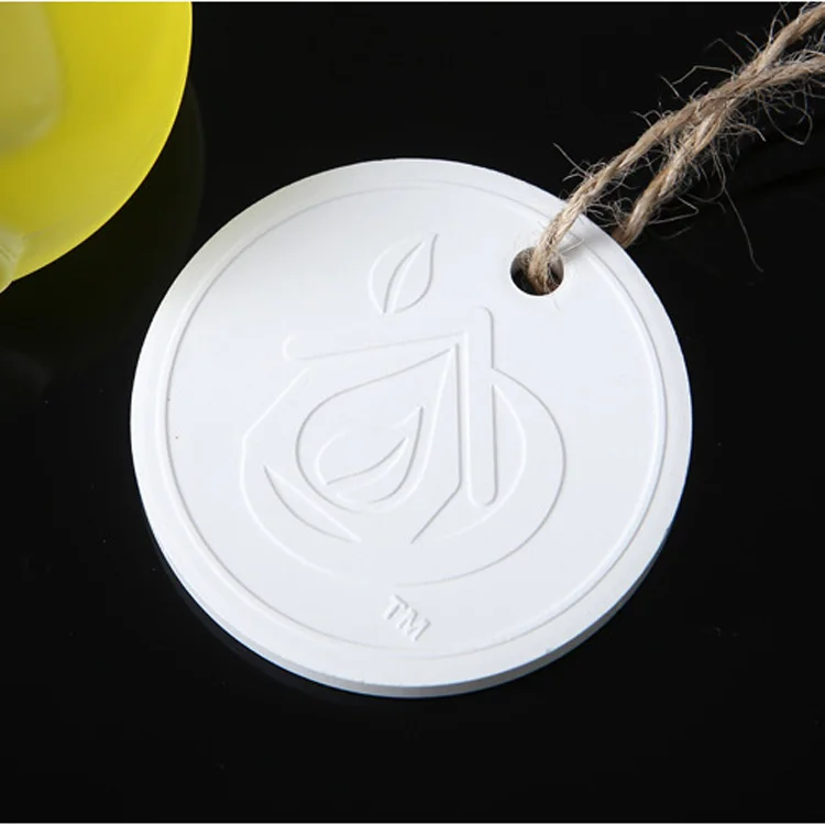 
Round White Plaster Scented Hanging Ceramic Aroma Diffuser Stone 