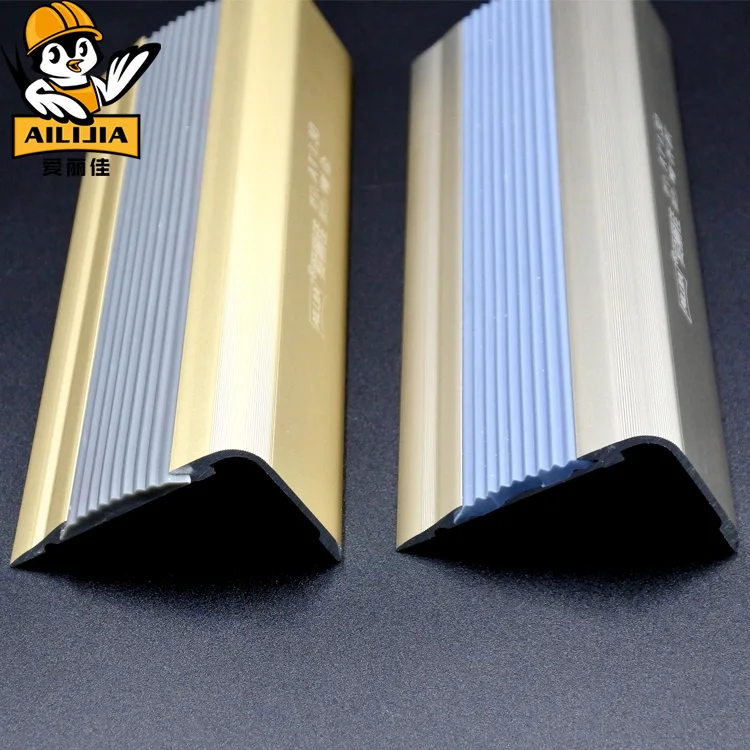 step edge trim metal stair nose laminate floor anti slip stair nosing