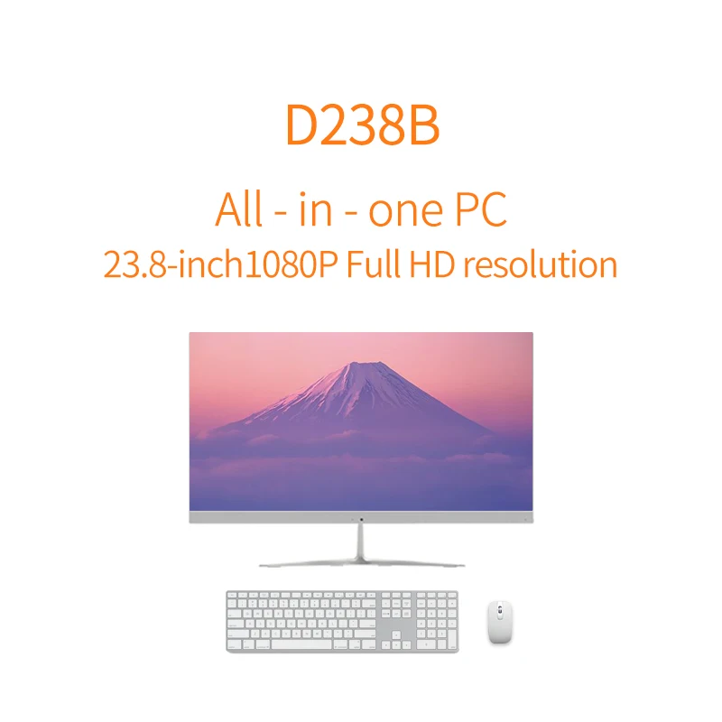 DJS-TECH заводская цена 23.8 дюймовый экран игровой компьютер i7 все в одном ПК Gamer