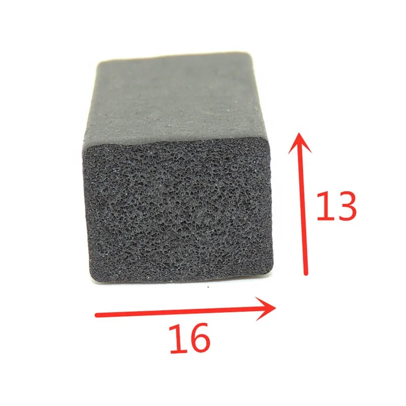 EPDM square foam rubber strip for doors
