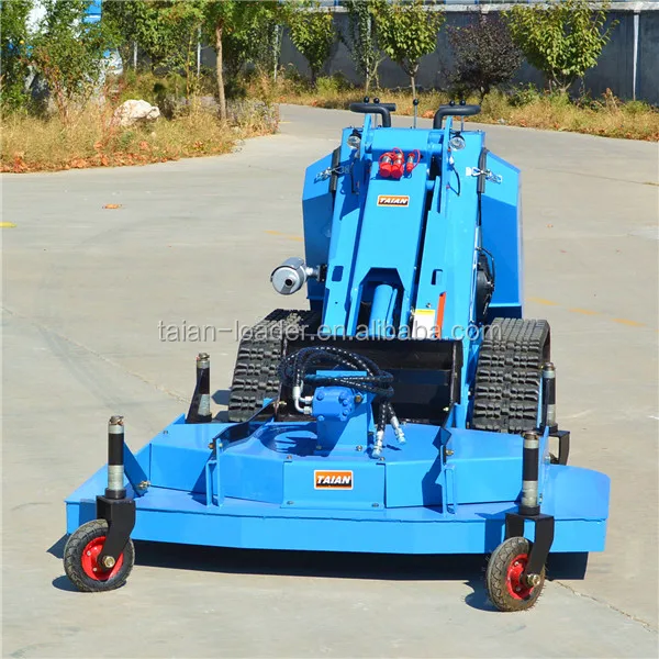 Малая садовая газонокосилка гусеничный погрузчик подвижная машина косилки приспособления