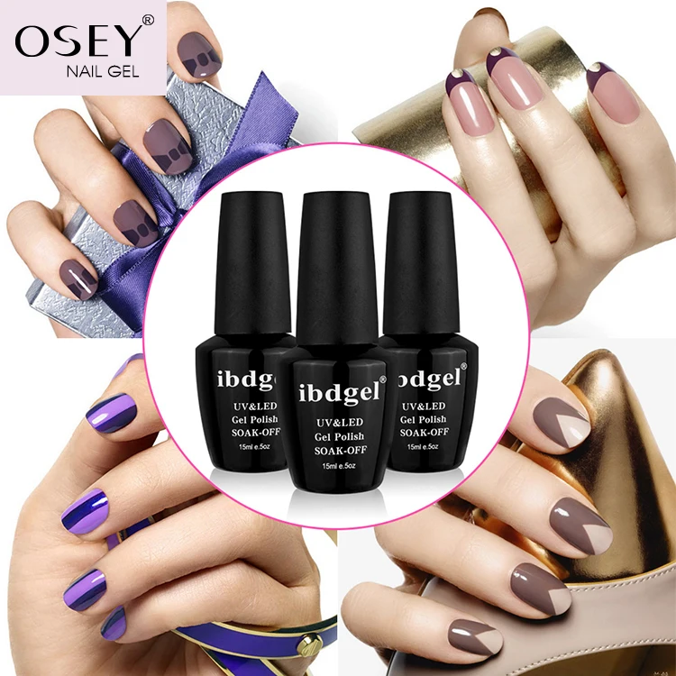 ibdgel esmaltes Brand Gel Nail Polish UV 3 Steps Color Gel Nail polish nail Art