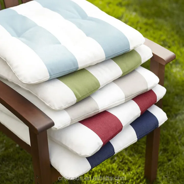Рисунок в полоску тафтинговые открытый обеденный стул подушки Подушка Задней опоры
