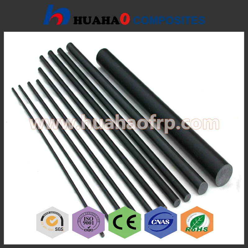 Волокна угольный стержень, Высокая Прочность Профессиональный Производитель волокна угольный стержень
