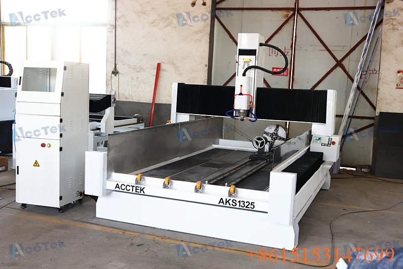 Stone wood cnc engraving machine 3d 4 axis cnc router for Marble Granite Statue Grave