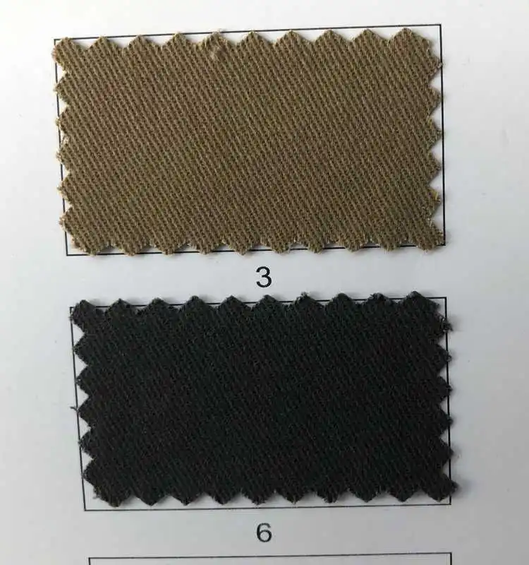 Woven Fabric Twill  260gsm 97%cotton 3%spandex plain dyed High quality For casual pants  shirt uniform  dress cheap