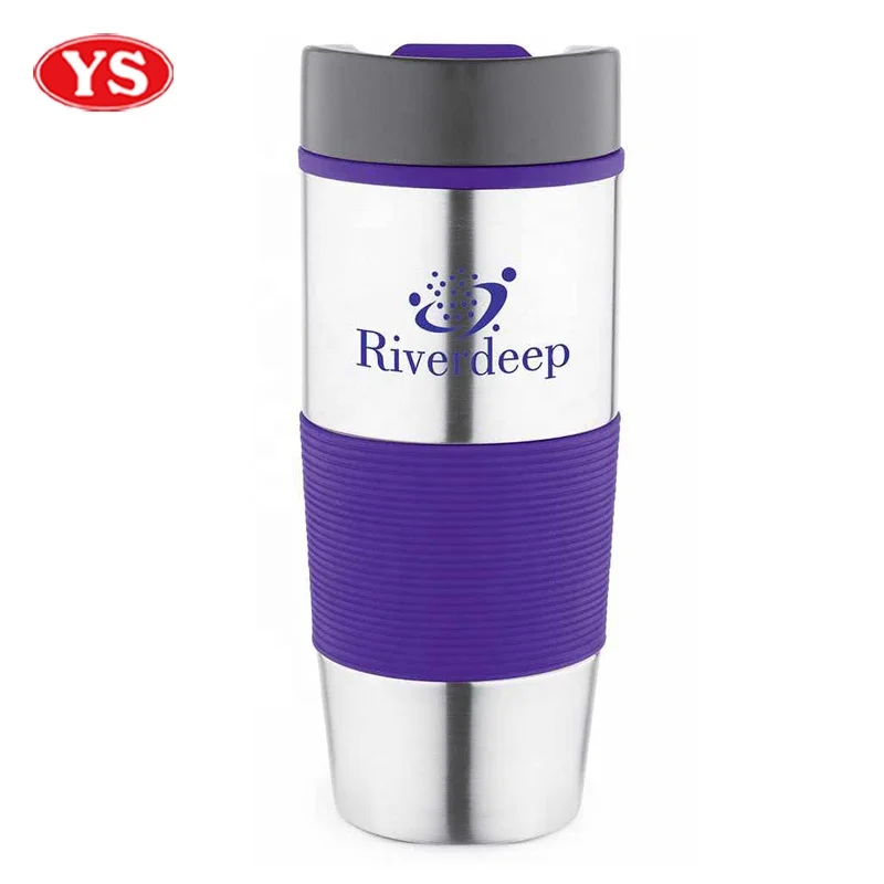 Personalized 16oz. Thermal Auto Travel Mug with Colored Liner