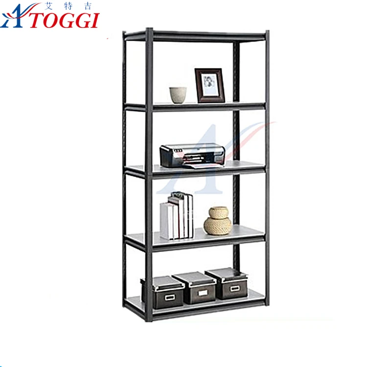 5 tier 150KG per shelf metal boltless rivet garage storage rack