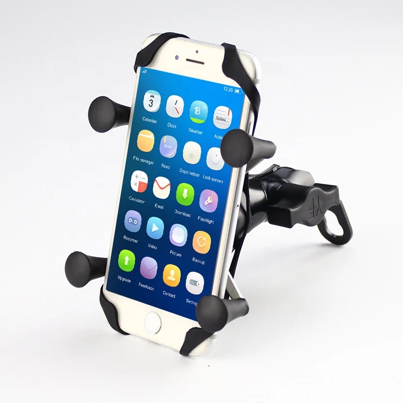 Outdoor Motorcycle accessories X Grip Clamp E-bike Bike Phone Holders Motorcycle Phone Holder