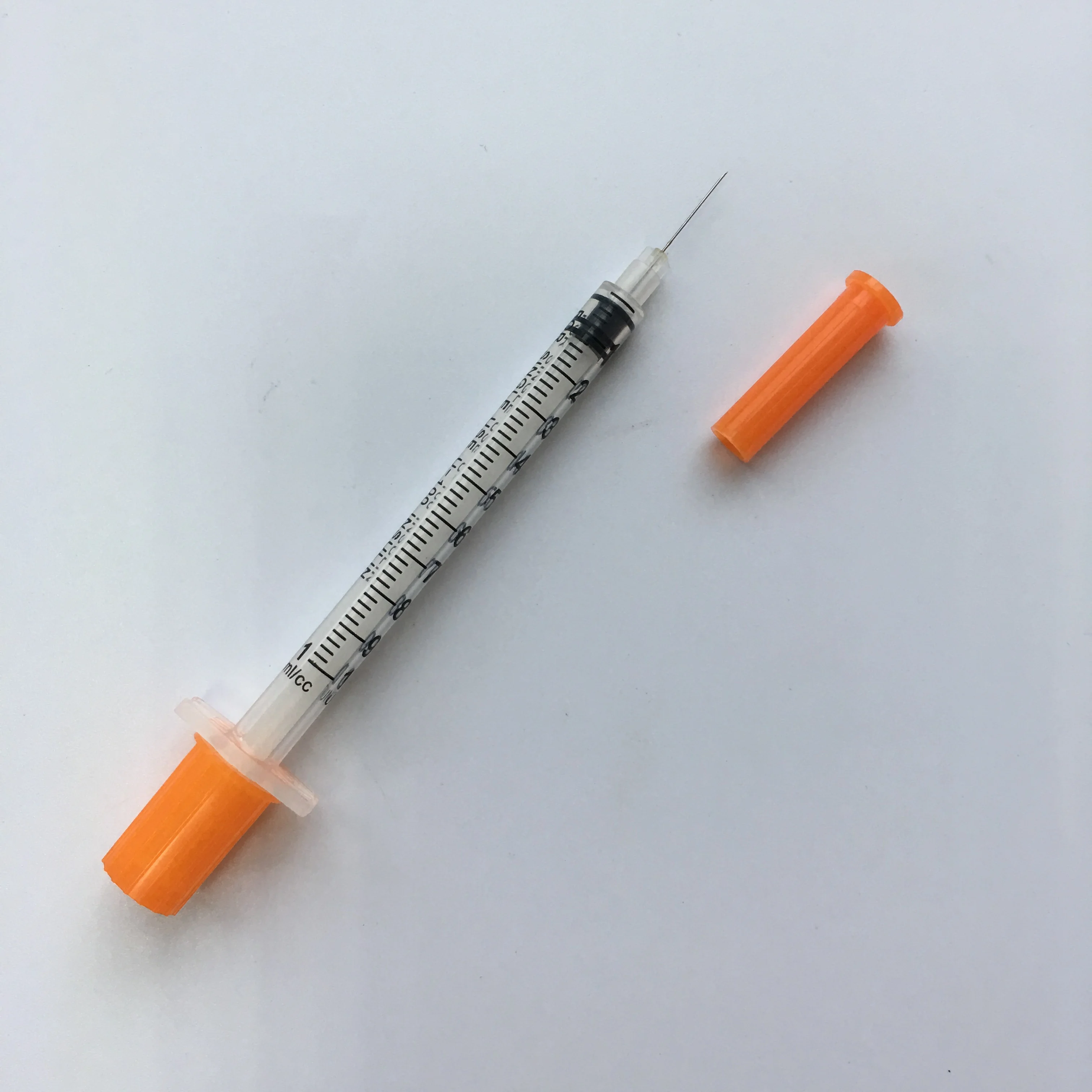 
Disposable Sterile 0.3cc 0.5cc 1cc Insulin Syringe With Needle 