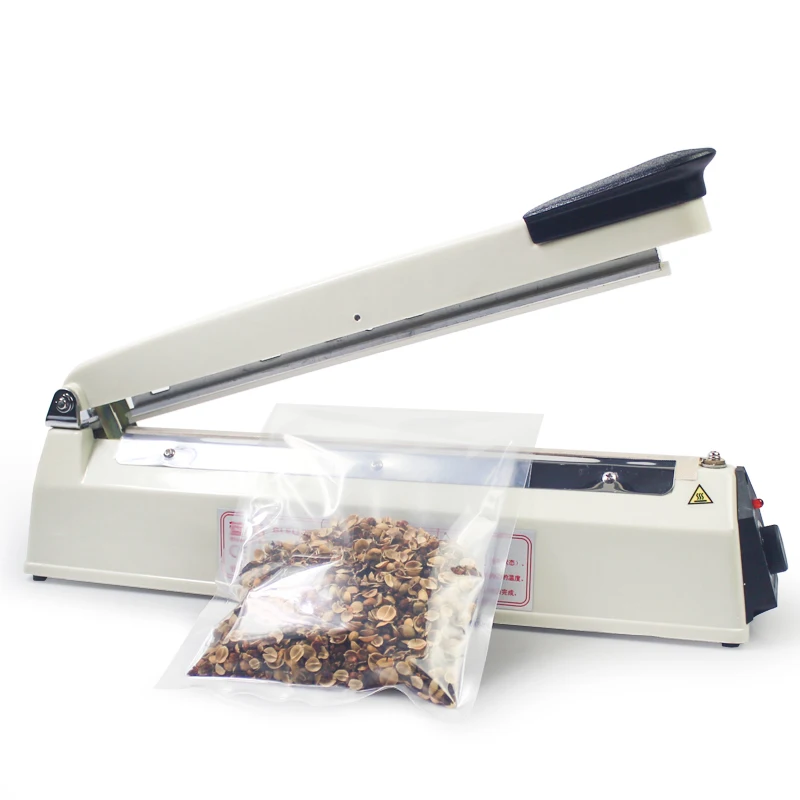 Plastic Bag Sealing Machine Portable Heat Hand Impulse Sealer with Cutter