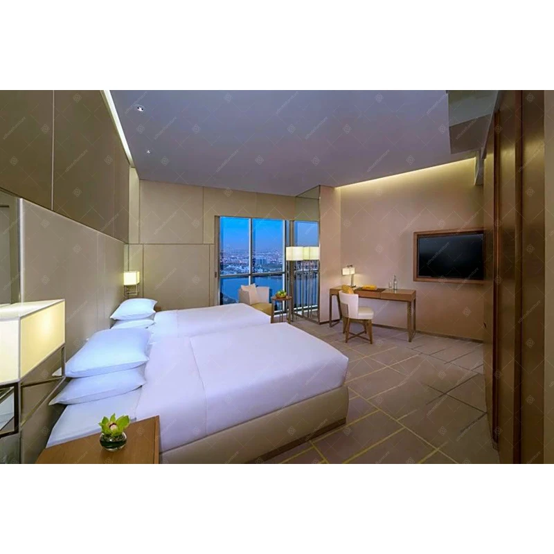 Custom Complete Set High Quality Resort Hotel Furniture Bedroom Double