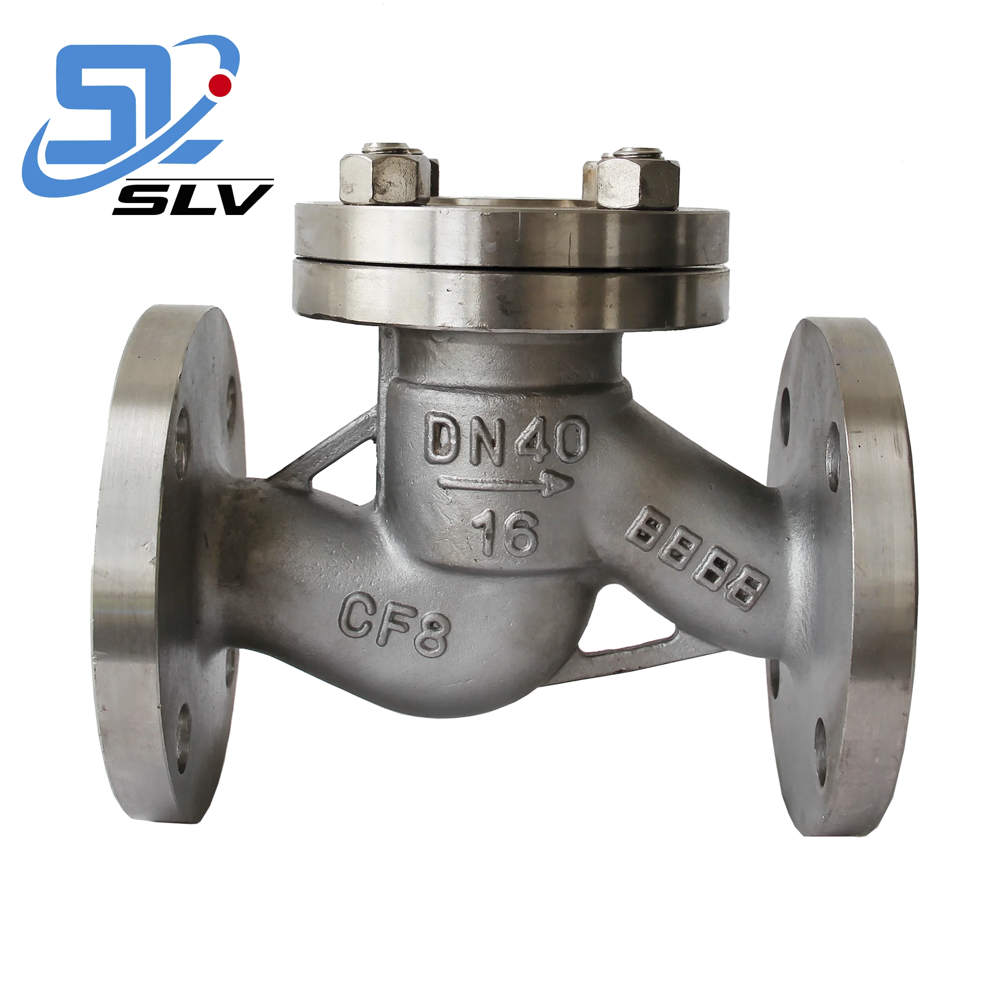DN20~DN600 High Quality Anti-corrosive SUS304 SS316 SS316L Stainless Steel Vertical Swing Check Valve Standard High Temperature