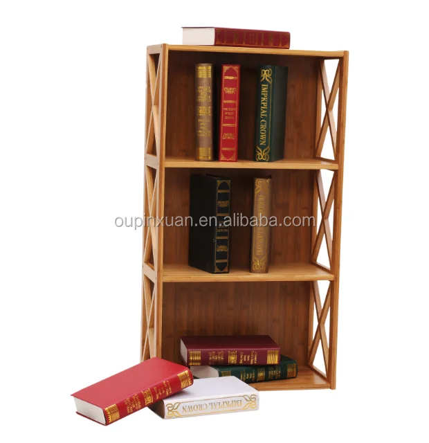 difference tier bookcase Bamboo Shelf for your choose 100% bamboo bookshelf Bookcase for home