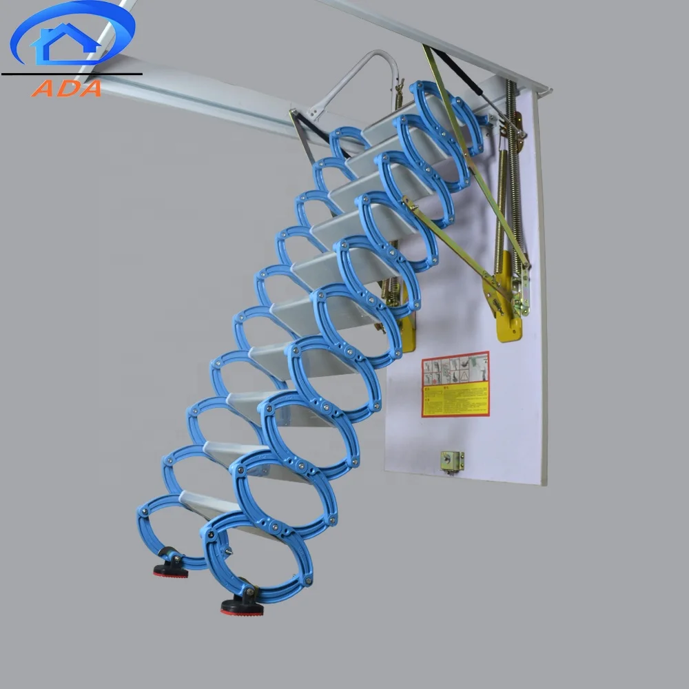 Folding Stairs Staircase High Quality Scissor Mezzanine Loft Stairs