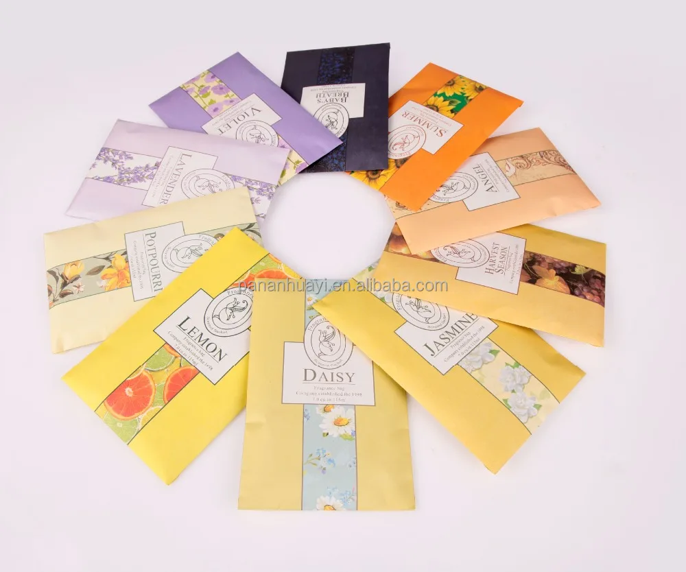 2016 Top sale Aromatherapy Vermiculite Scented Sachet In Paper Bag