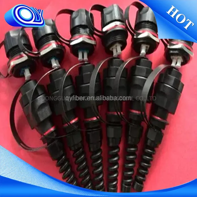 IP 68 ODVA LC Duplex fiber optic mpo odva lc cable waterproof connector odc pdlc ftth waterproof fast connector