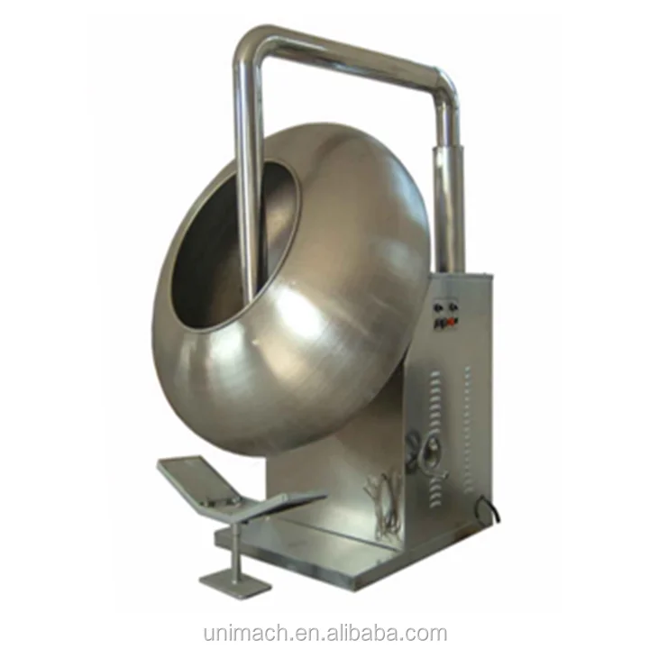 Medicine powder almond  nuts and peanut sugar coating machine is high-quality tablet coating machine in China