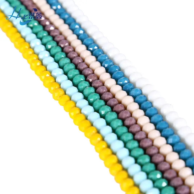 Wholesale Free Sample Faceted Glass Beads Crystal