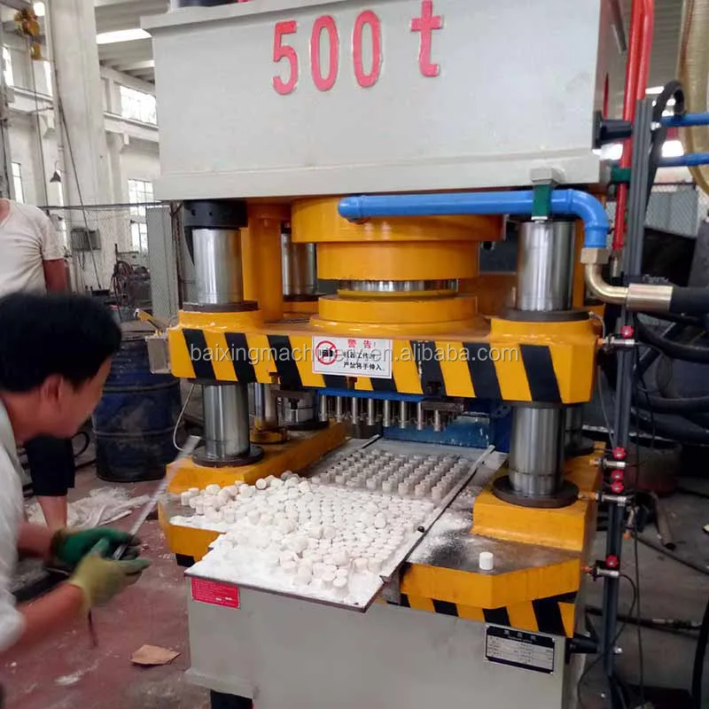BX 500T Multi-function powder hydraulic molding PRESS machine, can produce baits, salt blocks and so on.