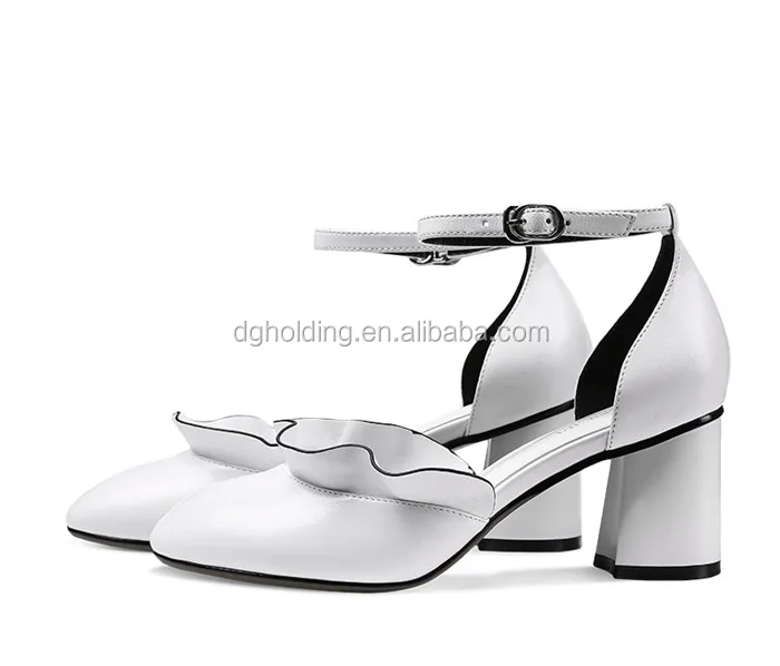 Women Bowknot Ankle Strappy Pumps Lolita Sweet High Heel Platform Shoes