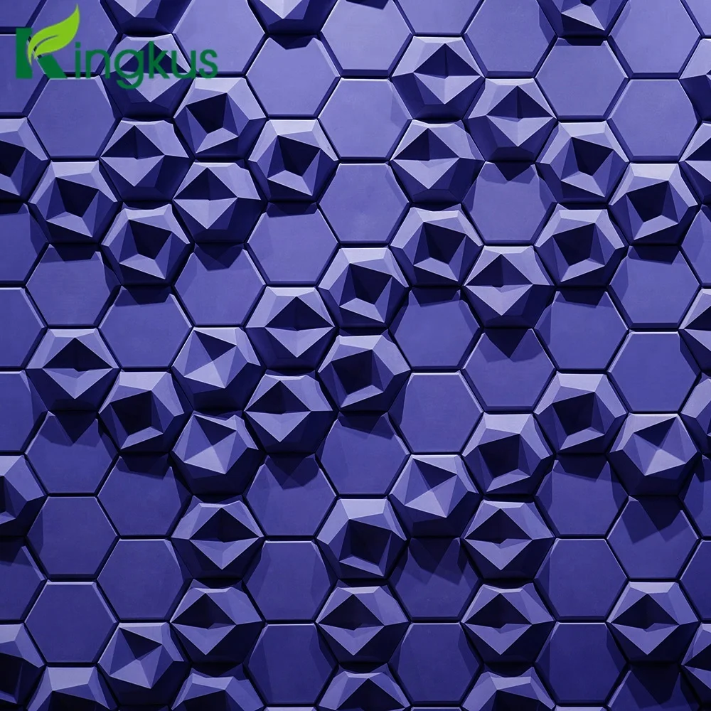 
3D Edgy soundproof material 3D wall panel 