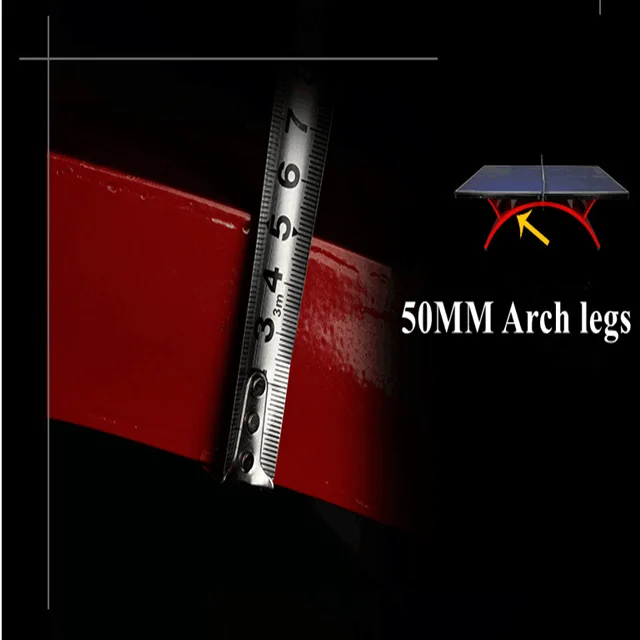 Indoor customizable rainbow leg table tennis table