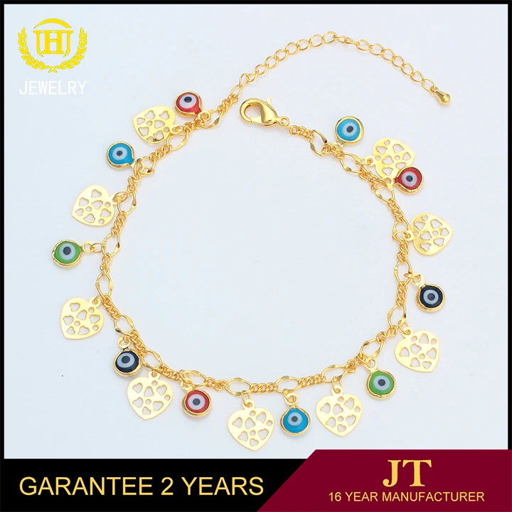 
Fashion Jewelry Gold Chain Bracelet Anklet Made In China 