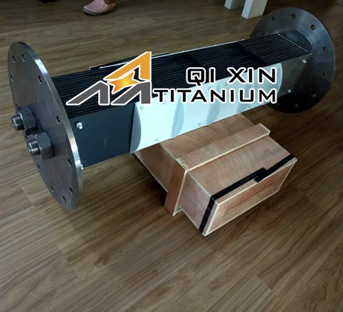 Трубчатый титановый анод для генератора гипохлорита натрия