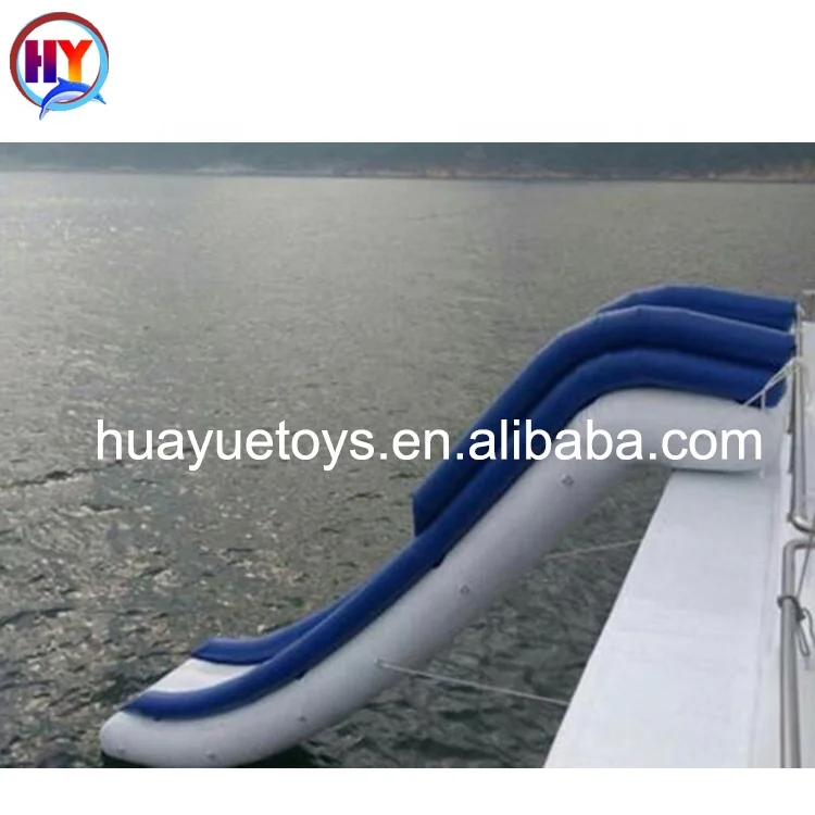Горячая Распродажа Высококачественная надувная водная горка для яхты/лодки