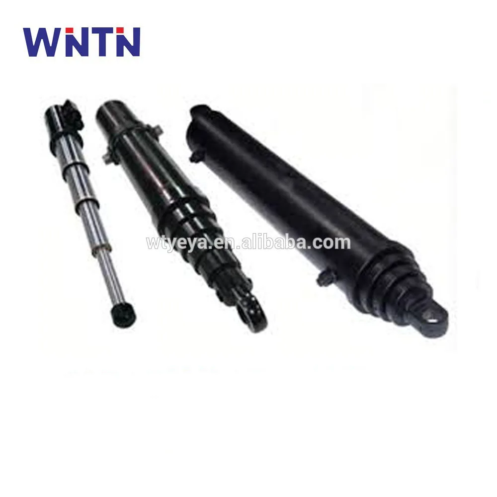 5 stage double acting telescopic hydraulic cylinder