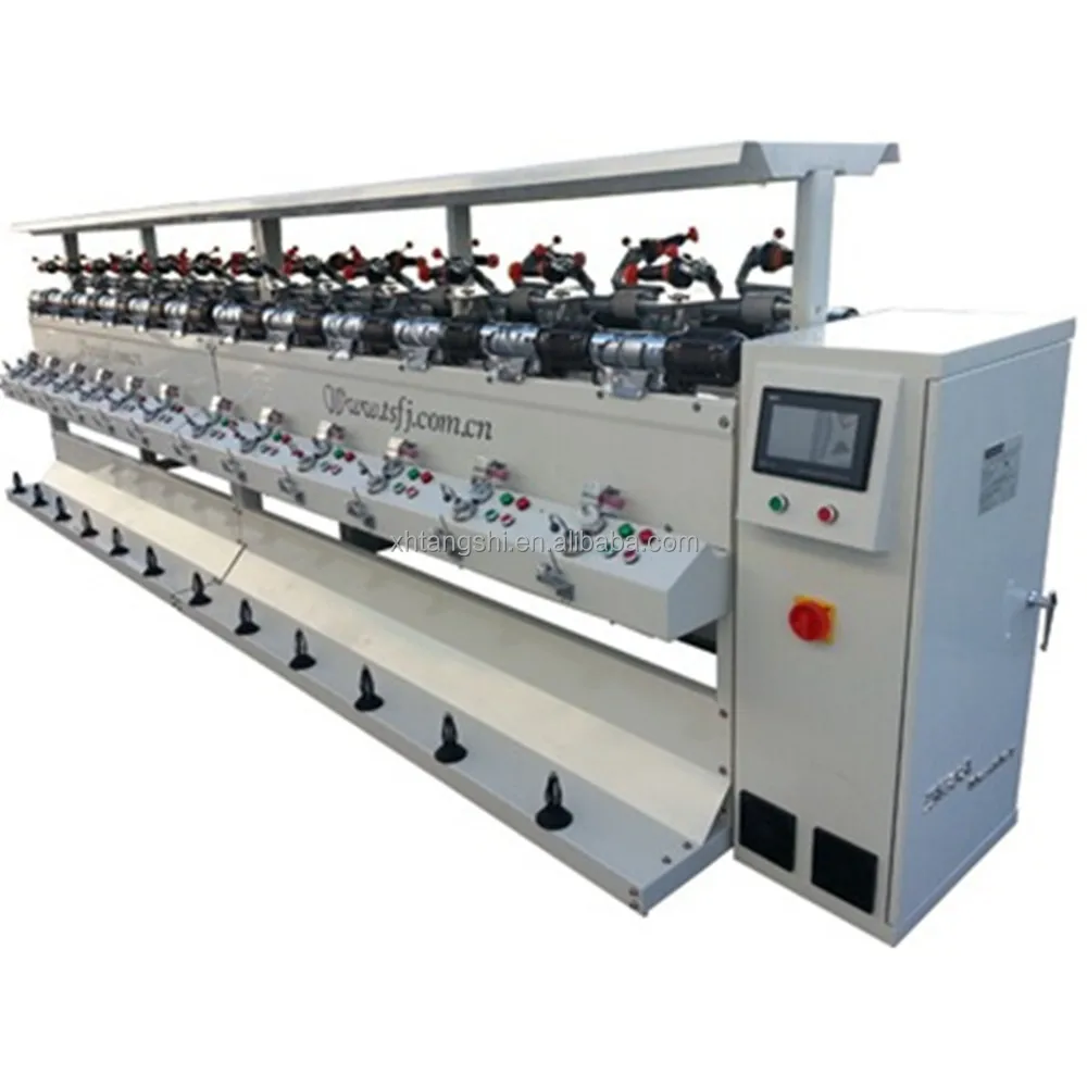 
Need to wax/waxing hard/tight cotton yarn winding machine textile machinery factory 
