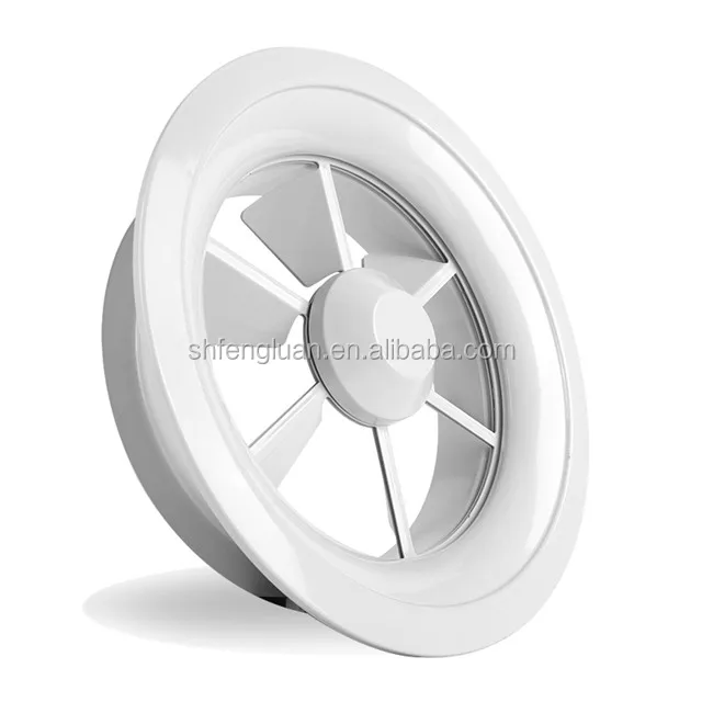 factory direct HVAC system air conditioning ceiling spiral wind flow mouth