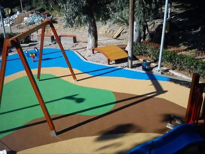 Colored EPDM crumb rubber granules, rubber crumb, EPDM rubber powder for Kids floor