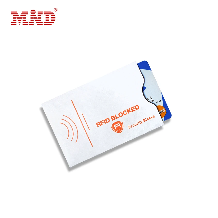Custom blocker RFID sleeve to protect your credit cards and vital information