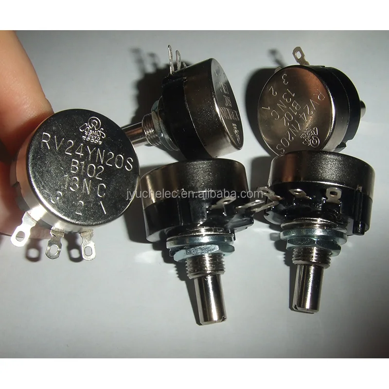 
original and new Potentiometer RV24YN20S 