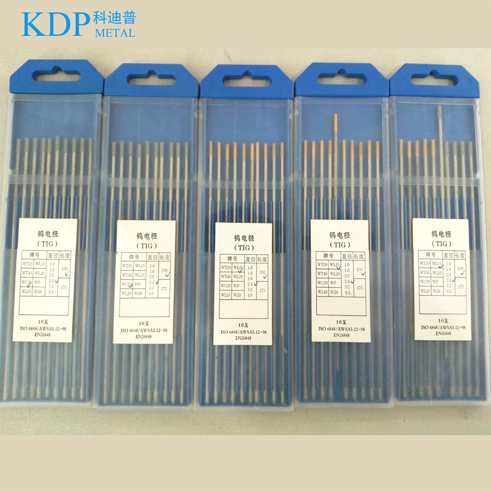 China Manufacturer Tungsten TIG ELectrode WT20  Tungsten Alloy Rod Tungsten Bar