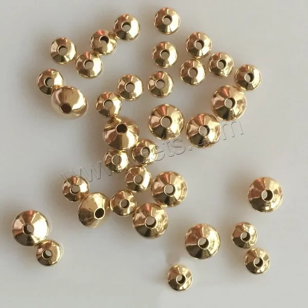 14k gold beads wholesale Rondelle gold filled jewelry making findings 1027889