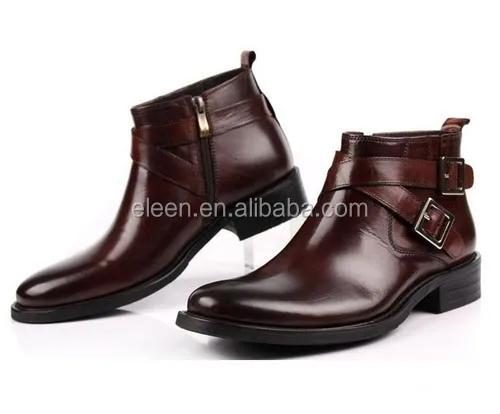
Italian shoe brands genuine leather men boot 