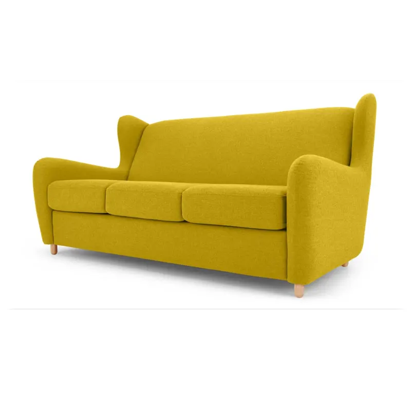 North Europe Style Sofa Furniture, Modern Simple Living Room 3 Seater Sofa
