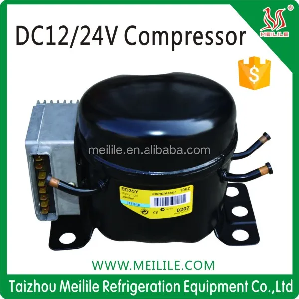 
DC 12V 24V compressor DC solar refrigerator freezer compressor 