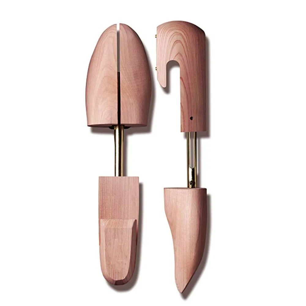 Standard Shoe Stretcher Natural Wood Beech Cedar Wooden Shoe Tree Supply